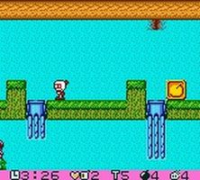 une photo d'Ã©cran de Pocket Bomberman sur Nintendo Game Boy Color